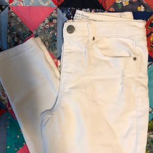 White mossimo skinny jeans